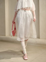 Pearl Organza Polka Dot Set