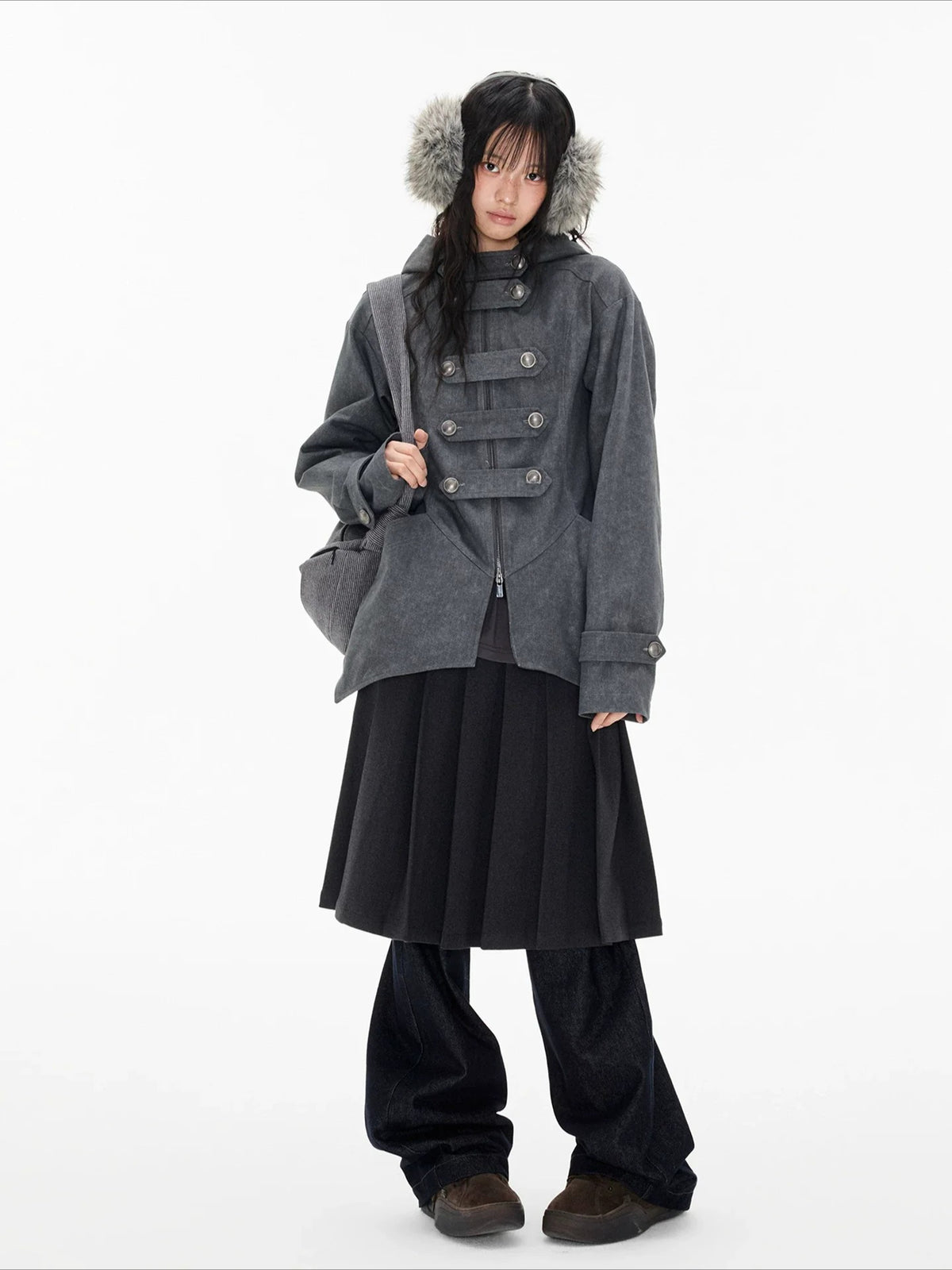 Napoleon Hooded Denim Jacket