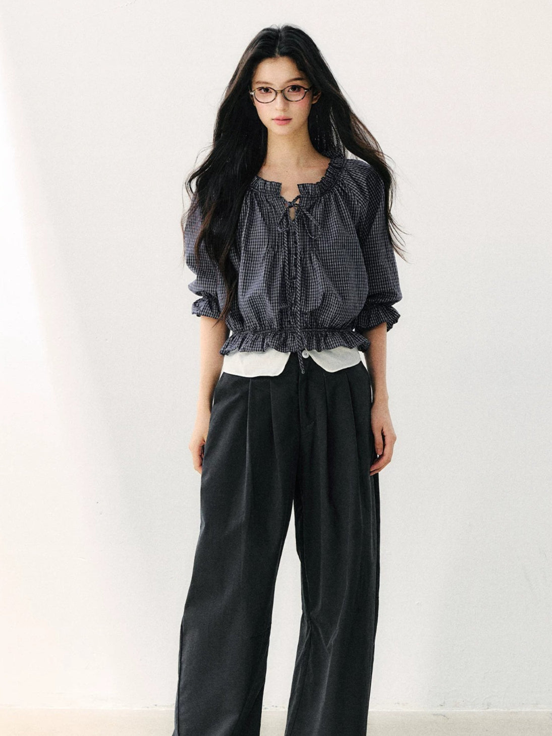 Relaxed Wide Leg Pants