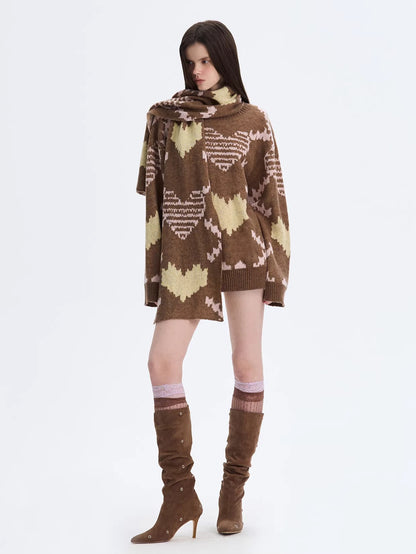 Pixel Jacquard Knit Set