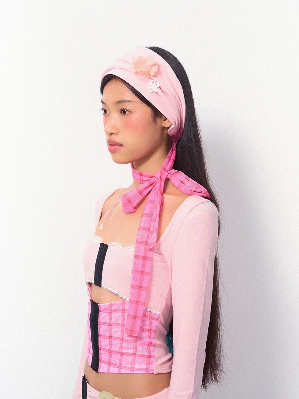 Plaid Polka Dot Set