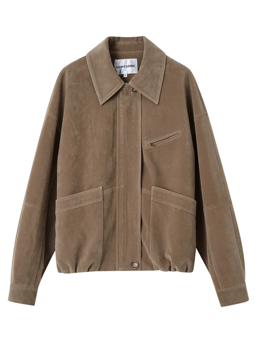 Suede Fog Oversized Jacket