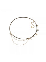 Layered Pearl Waist Chain