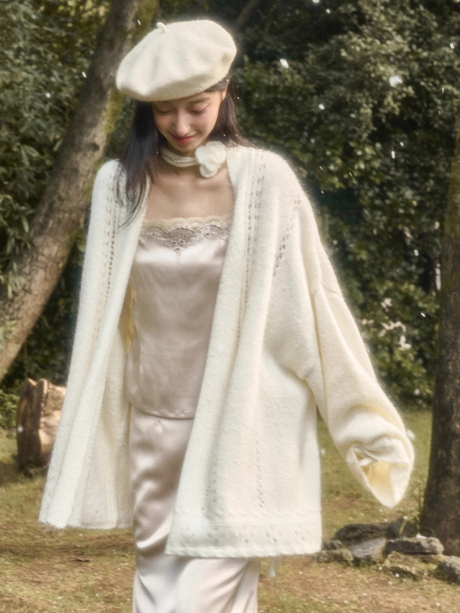 Cosagach Air Mohair Knit Cardigan
