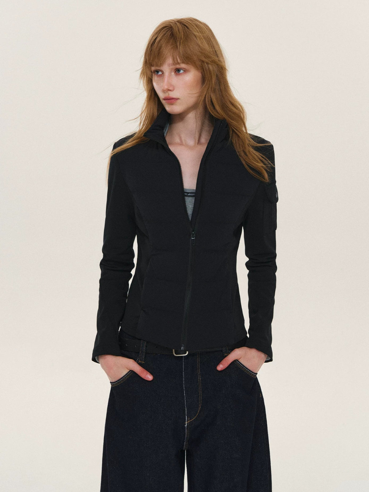 Lightweight Stand Collar Down Jacket