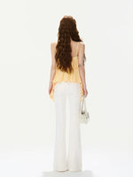 Rhinestone Ruffle Cami Top