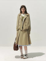 Peter Pan Trench Skirt Set