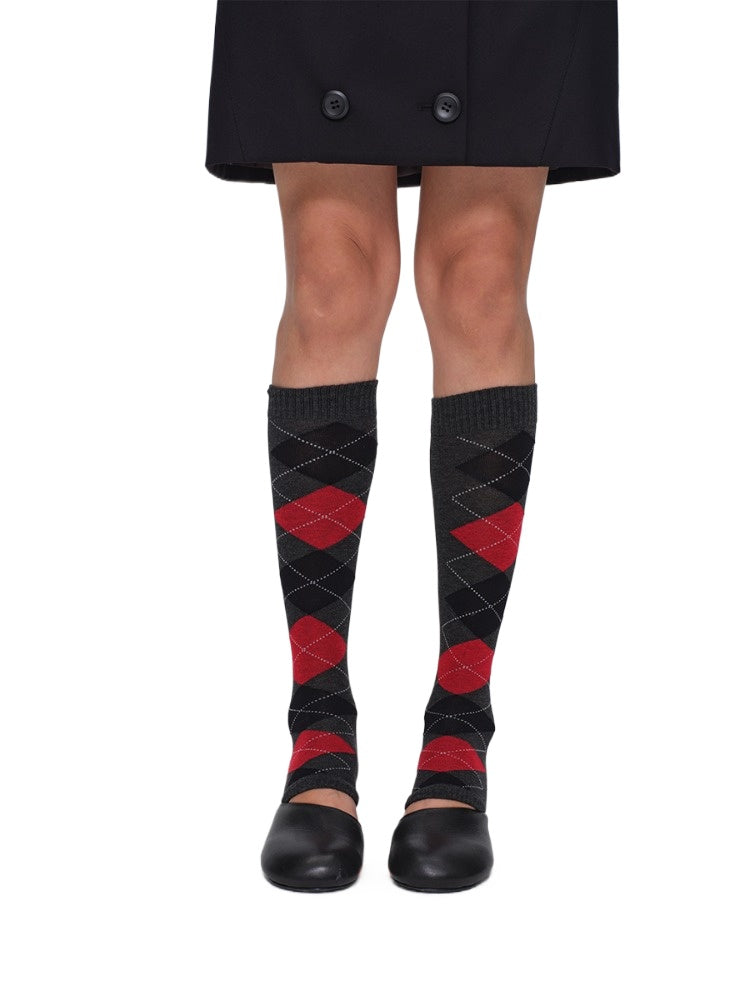 Diamond Knit Leg Warmers