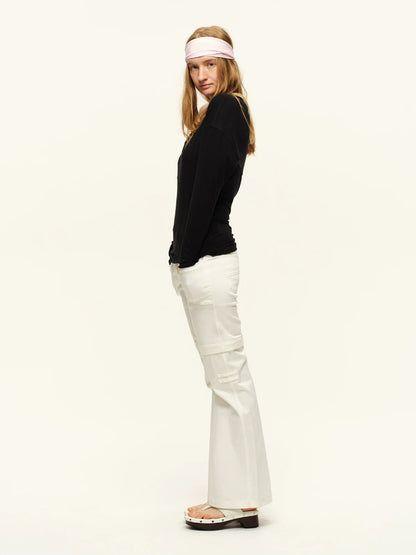Off-Shoulder Draped Tee