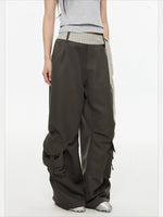 Pocket Pleated Cargo Pants
