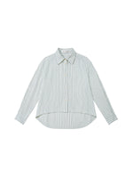 Striped Loose Shirt & Skirt Set