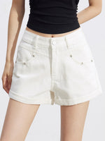 Star Stud Denim Shorts