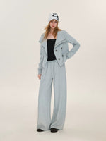 Double Breasted Jacket & Sweatpants Set