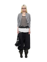 Korean Drawstring Knit Cardigan