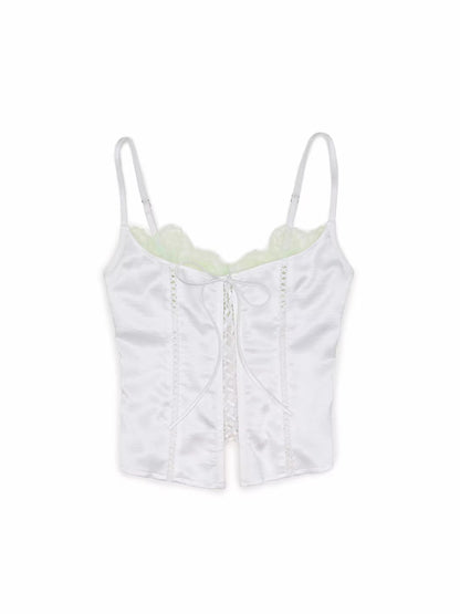Satin Lace Corset