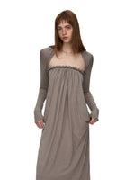 Lyocell Sculpted Pleated Dress
