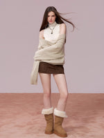 High Neck Sleeveless Knit Top