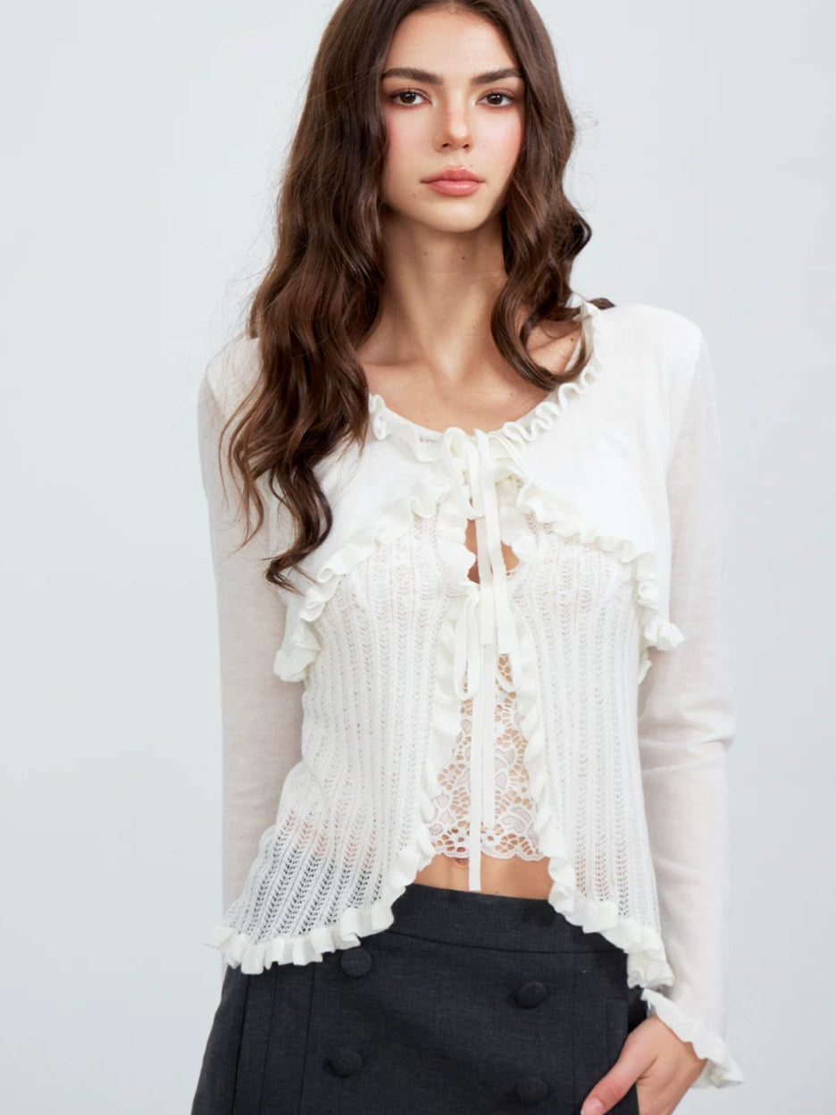 Lace Knit Cardigan
