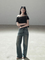 Crystal One Shoulder Top