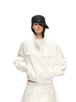Lyocell Stand Collar Jacket