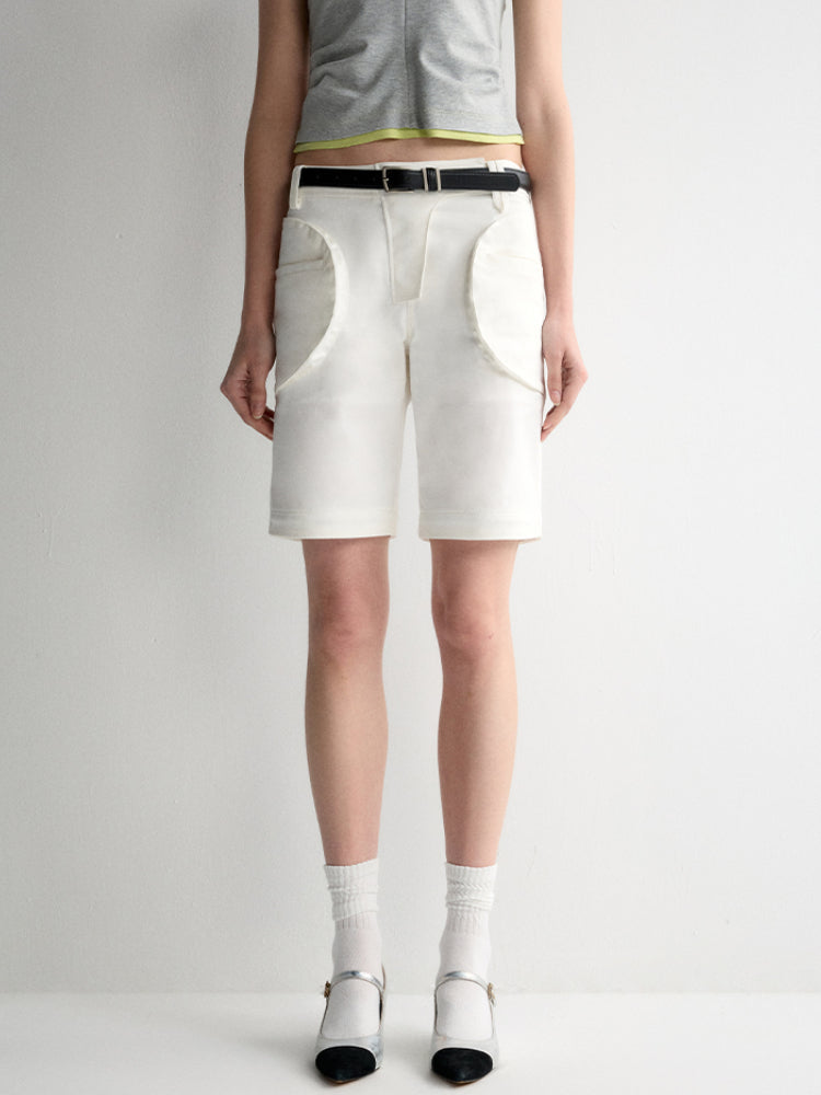 Two-in-One Removable Flared Casual Pants