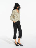 Sandwashed Lapel Shirt