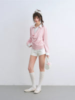 Striped Polo Top Set