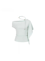 Asymmetric Off-Shoulder Top