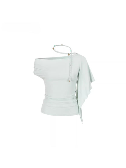 Asymmetric Off-Shoulder Top