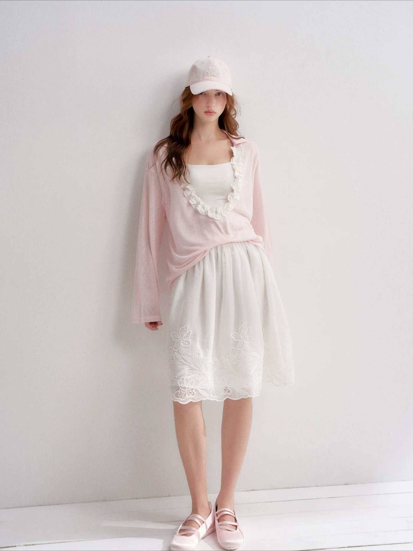 Ruffle Cloud Tee Set