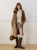 Wool Blend Cable Knit Cardigan