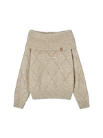 Cutout Shoulder Sweater