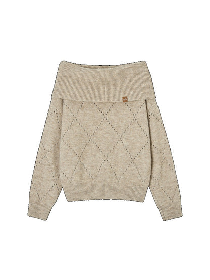 Cutout Shoulder Sweater