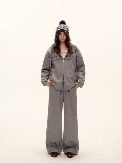 Fair Isle Hoodie Set