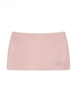 Shimmer Heart Satin Skirt