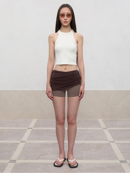 High Elastic Sleeveless I-Back Vest