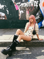 Platform Riding Boots
