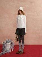 Bow-Tie Velour T-shirt