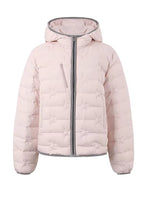 Star Quilted Hooded Down Jacket