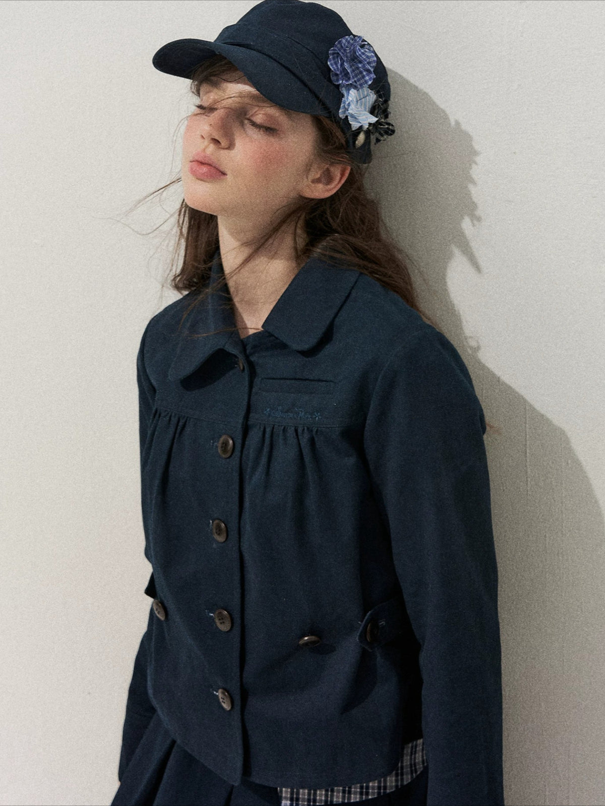 Vintage Floral Riding Hat