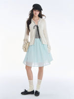 Ballet Tencel Pleated A-Line Skirt