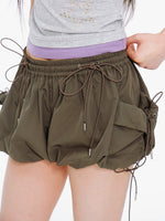Miu Style Drawstring Bloomers Shorts