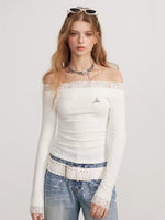 Lace Off Shoulder Top