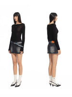 Megan Wool Turtleneck Blouse
