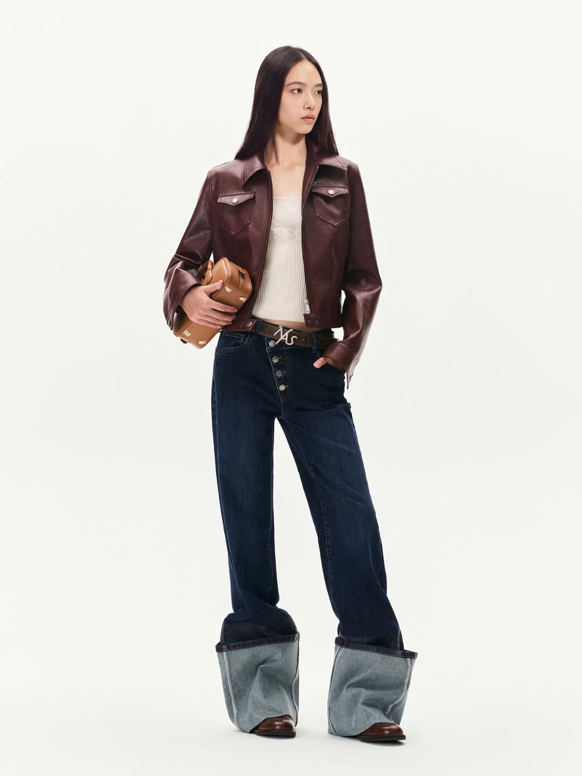 Storm Rider Textured Leather Jacket