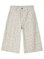 Spotted Deer Denim Shorts