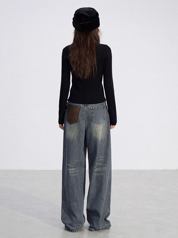 Cable Knit Layered Top