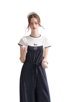 Drawstring Wide-Leg Jumpsuit