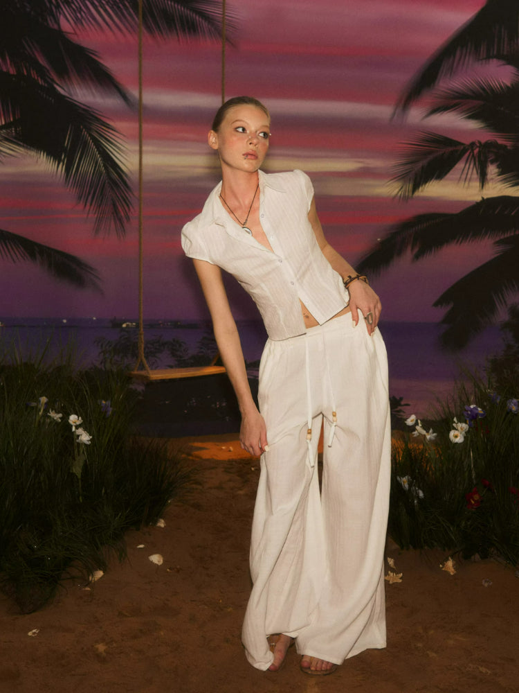 Sunfade Cotton Wide Pants