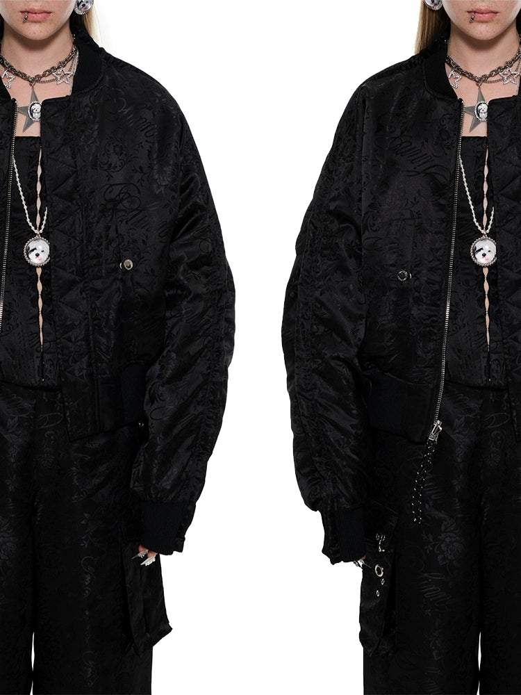 Black &amp; Green Reversible Jacket